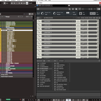 CUBASE QUICKLOAD TEMPLATE