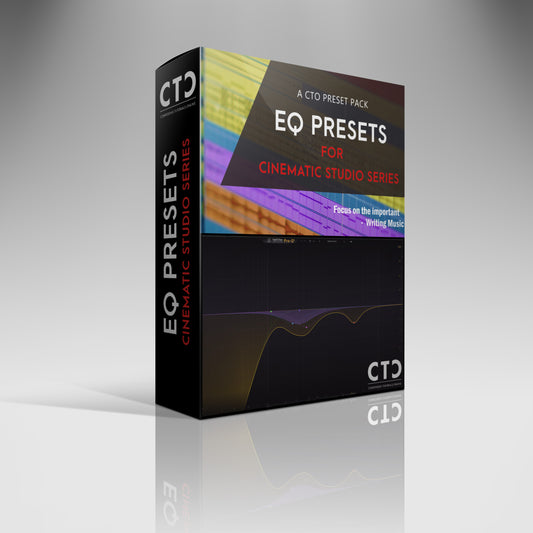 CTO Fabfilter Pro-Q 3/4 Presets for Cinematic Studio Series